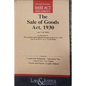  Law & Justice Publishing Co's Sale of Goods Act, 1930 Bare Act 2024